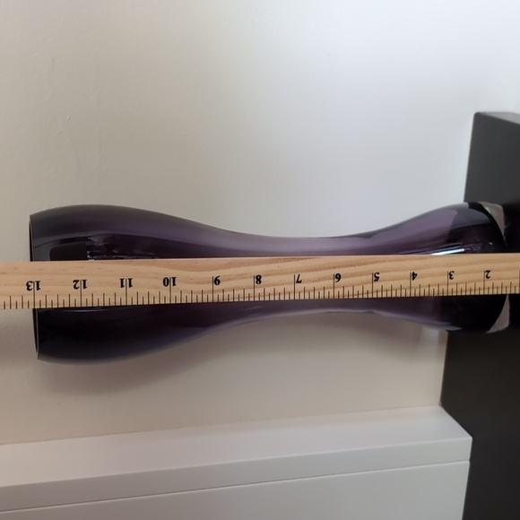 VTG,,1906 Contemporary Style Plum Purple Art Glass Vase. - Picture 7 of 7